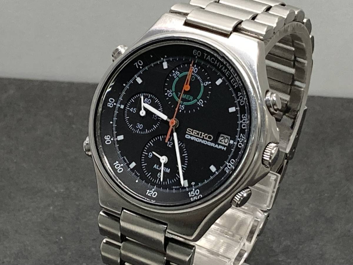 1円~稼働品・ジャンク扱い SEIKO/セイコー スピードマスター クロノ