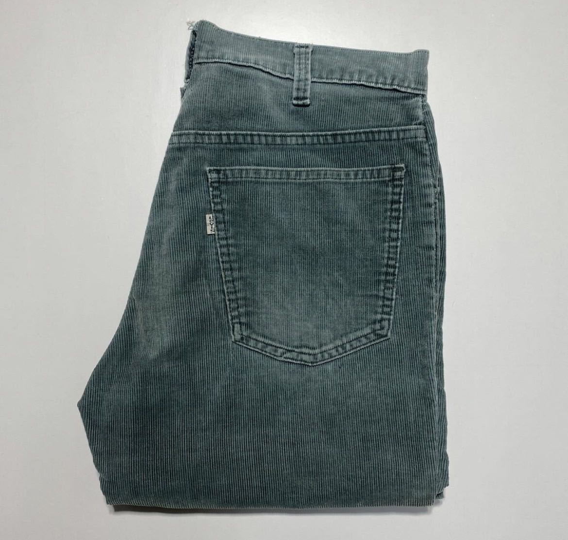 【W32/L34】70s Levi's 519-1532 Corduroy Pants 42TALON 70年代 リーバイス 519 コーデュロイ パンツ 42タロン USA製 R594_画像1