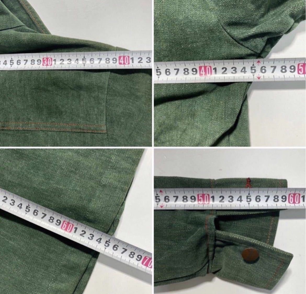 【14】1970s Vintage Wrangler Bush jacket Green 1970年代 ヴィンテージ ラングラー ブッシュ ジャケット グリーン Y964_画像9