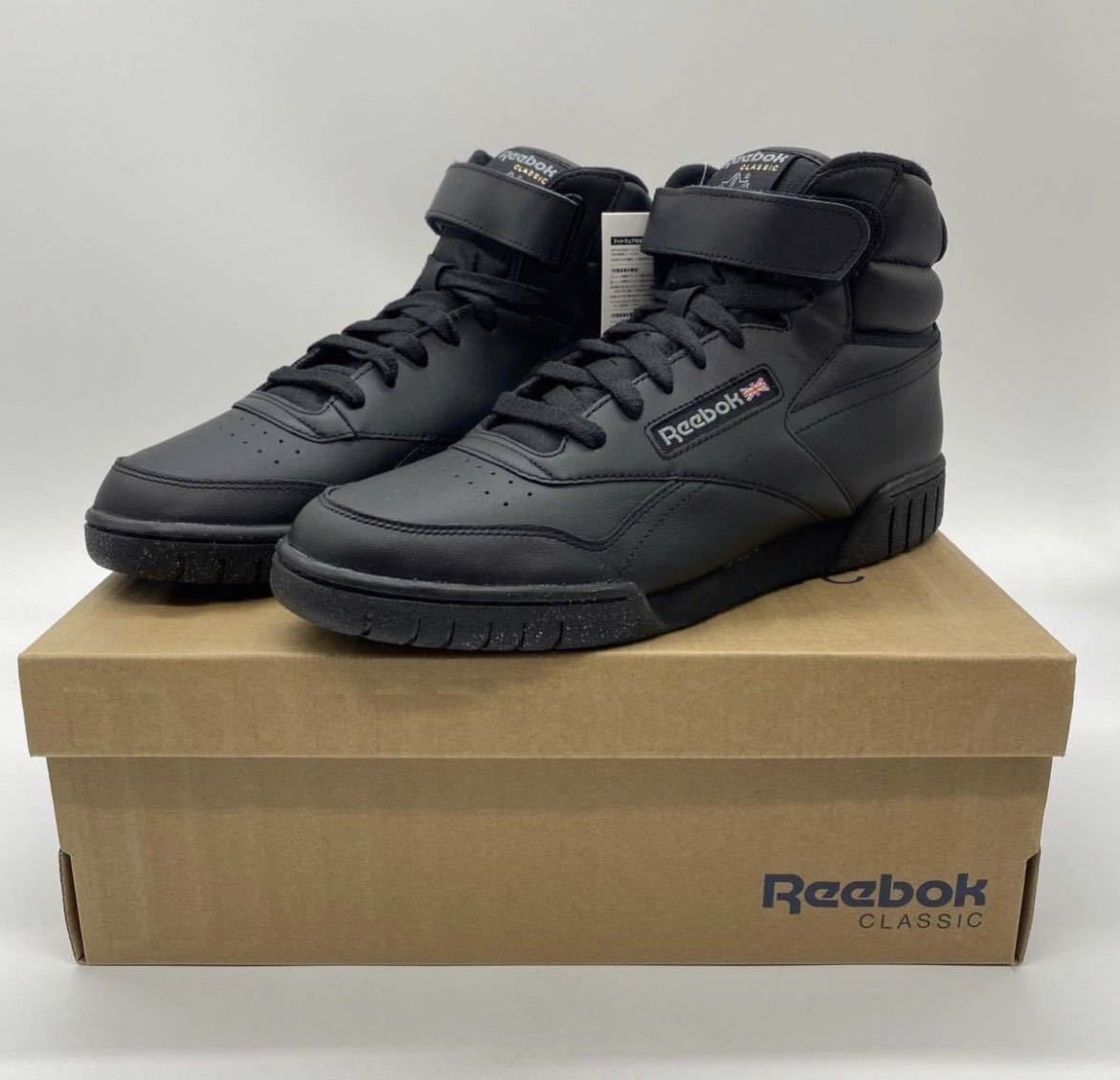 【27cm】新品 Reebok CLASSIC EX-O-FIT HI BLACK リーボック クラシック エックスオー フィット ハイカット ブラック (3478) 2958_画像1