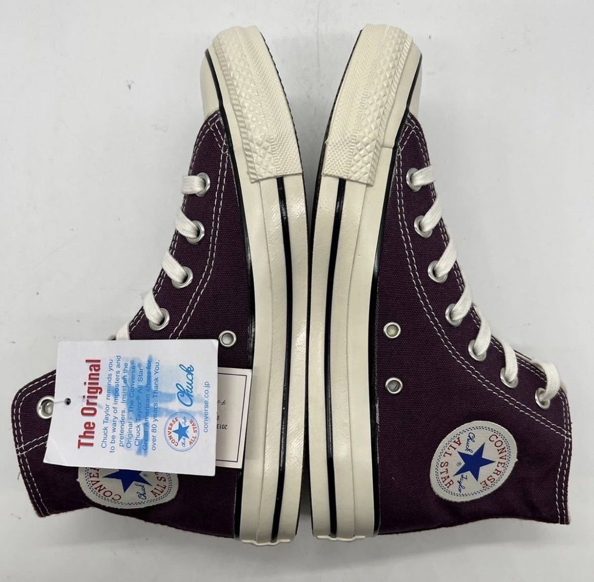 【24cm】新品 CONVERSE ALLSTAR US COLORS HI PURPLE コンバース オールスター US カラーズ ハイカット パープル 箱無し (1SC328) 5155_画像4