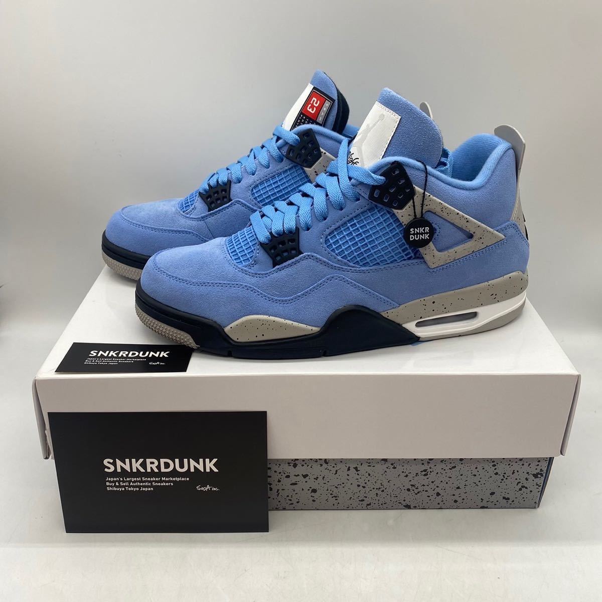 【28cm】新品 NIKE AIR JORDAN 4 UNIVERSITY BLUE ナイキ エアジョーダン4 ユニバーシティーブルー (CT8527-400) 4412の画像1