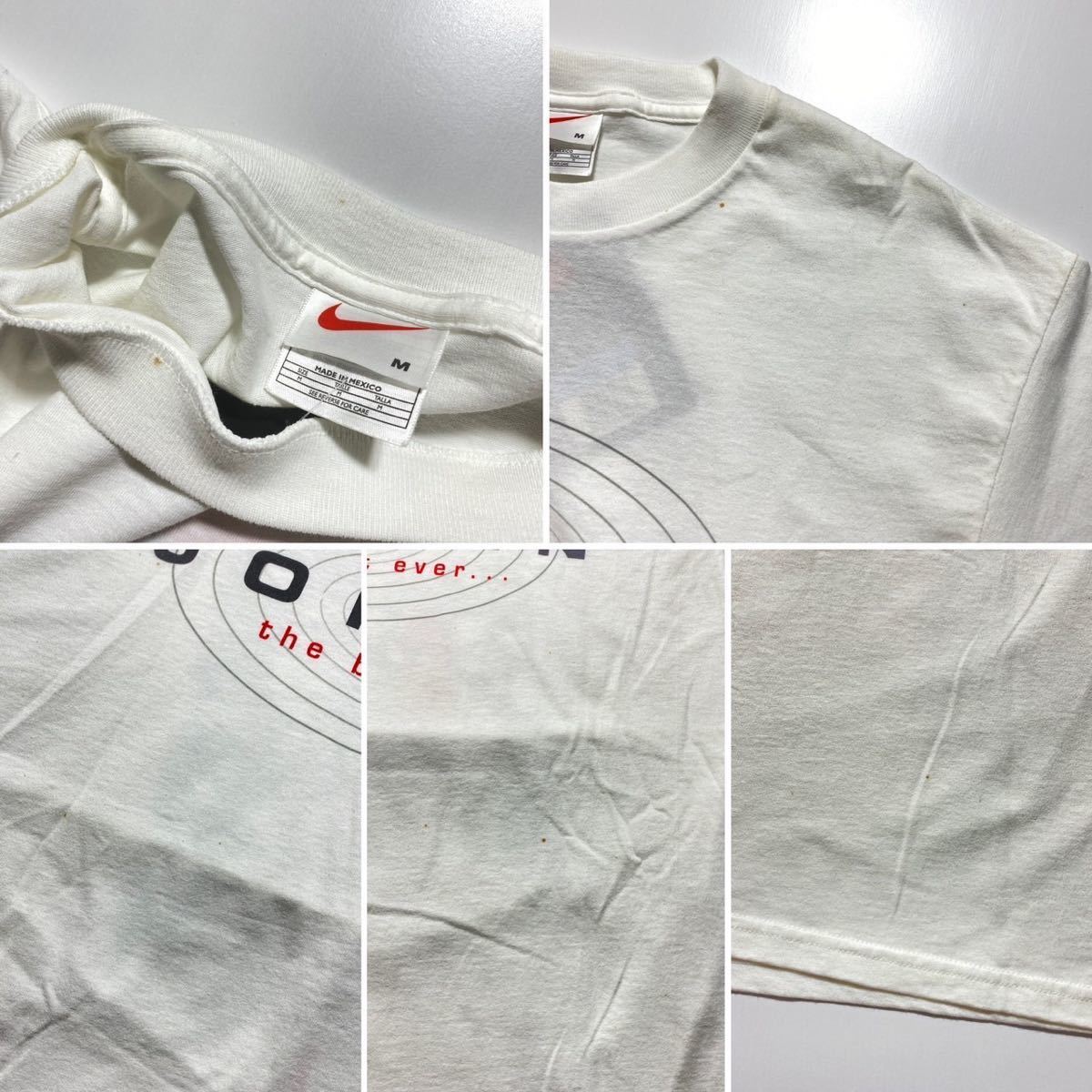 【M】90s DeadStock NIKE AIR JORDAN Tee 90年代 デッドストック ナイキ エアジョーダン プリント Tシャツ メキシコ製 ラストショットG2041_画像6