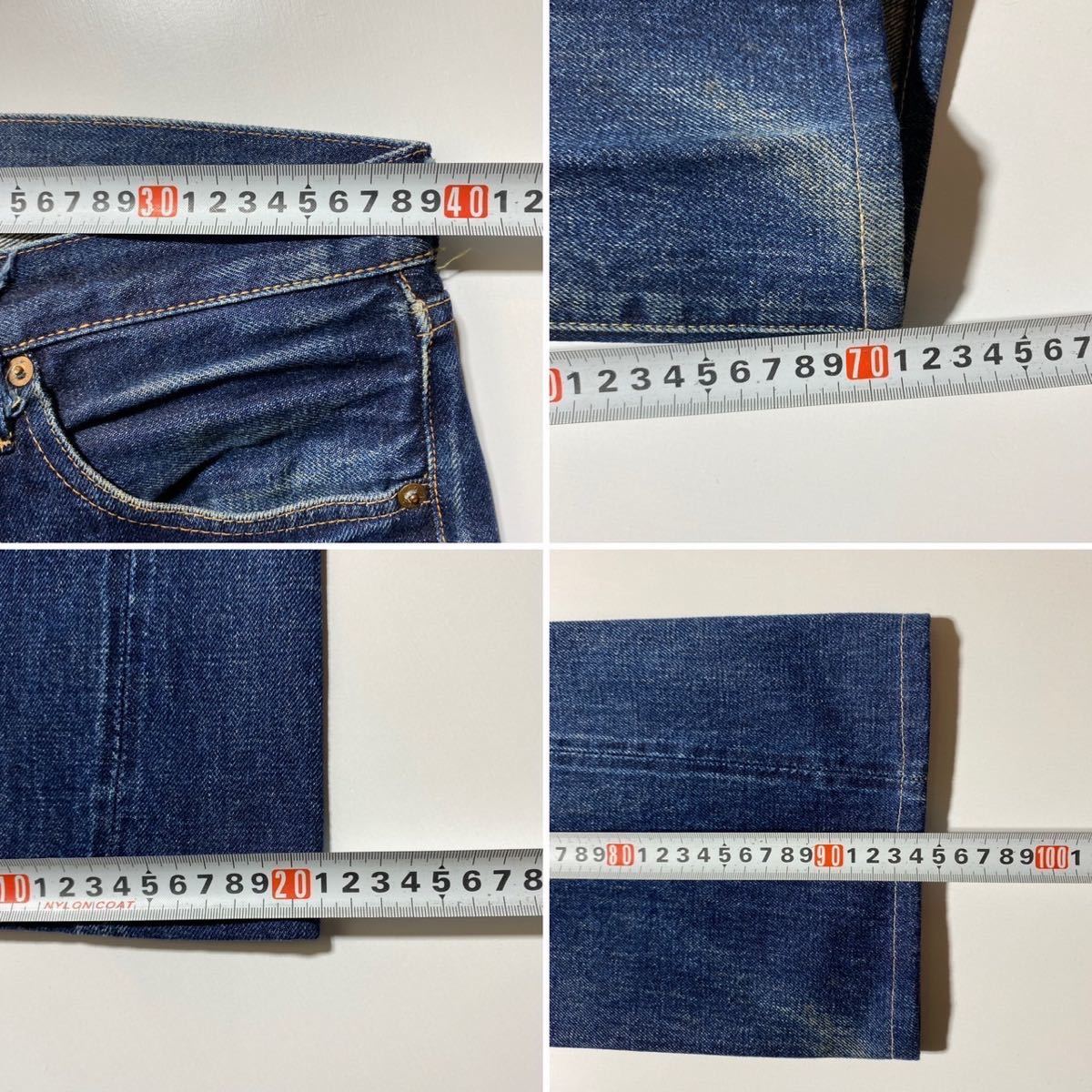 【W30】LEVI’S 55501 501XX Denim Pants Big E リーバイス 501xx デニム パンツ ビッグE 紙パッチ 日本製 レプリカ G2091_画像9