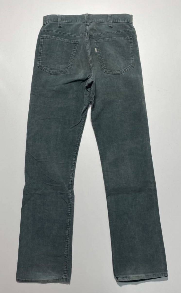 【W32/L34】70s Levi's 519-1532 Corduroy Pants 42TALON 70年代 リーバイス 519 コーデュロイ パンツ 42タロン USA製 R594_画像3