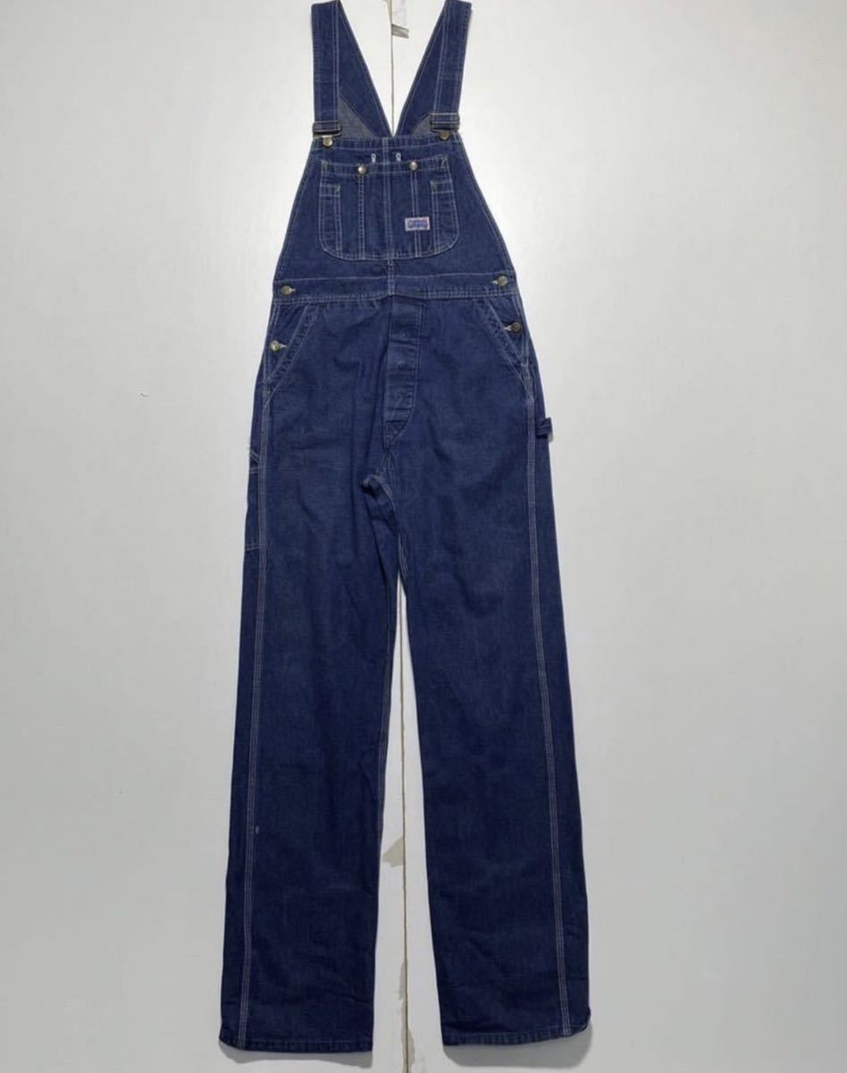 1960s Vintage BIG SMITH Denim Overalls 1960年代 ヴィンテージ ビッグスミス デニム オーバーオール USA製 Y379