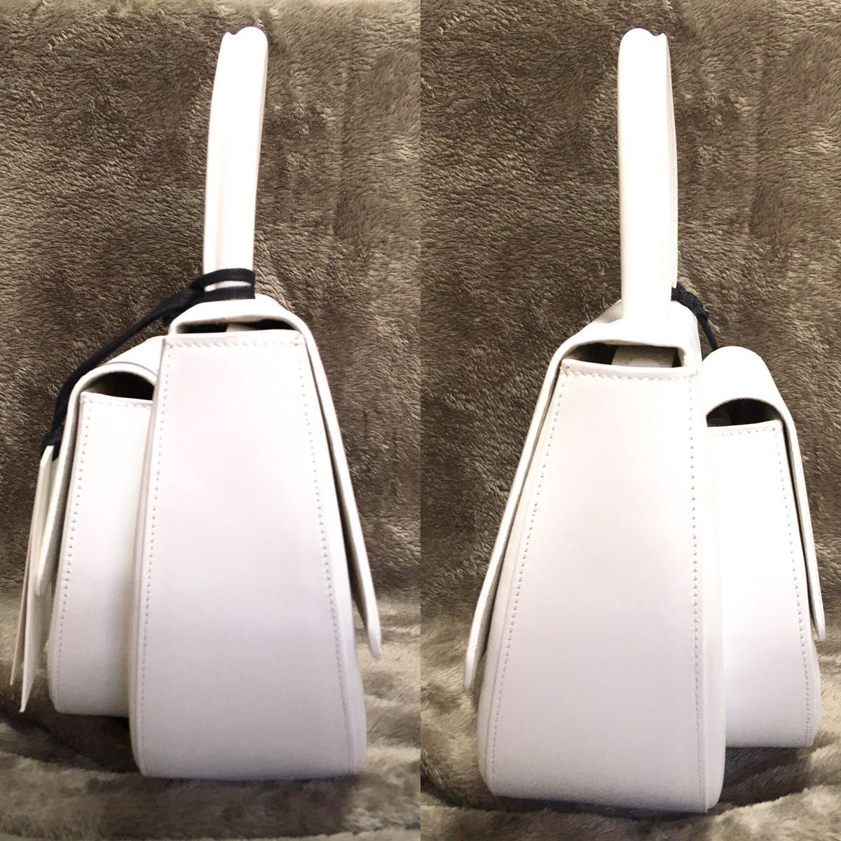 【最終価格】modern weaving アーチハンドルルナバッグ ブラック 新品 未使用】最終セール 定価90 200円 MODERN WEAVING(モダン