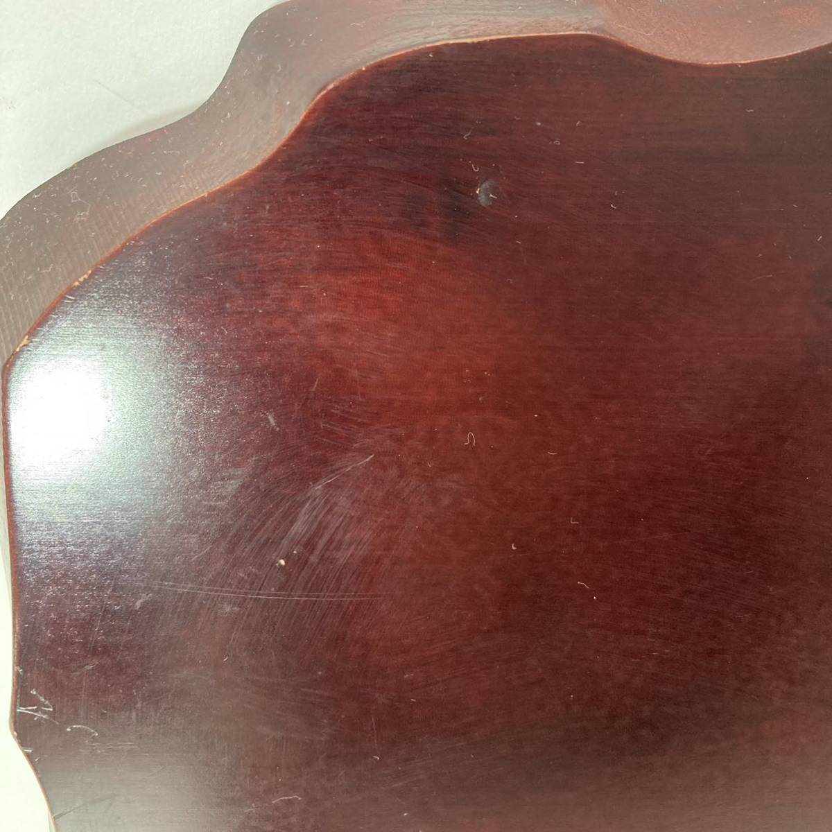木製 花台 置物 インテリア 飾 土台 レトロ 赤木 木目 花器 道具_画像5