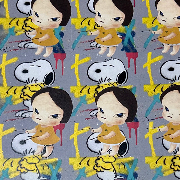 DEATH NYC 世界限定100枚 奈良美智 NARAYOSHITOMO スヌーピー SNOOPY ウッドストック アートポスター KAWS ポップ アート 現代アート