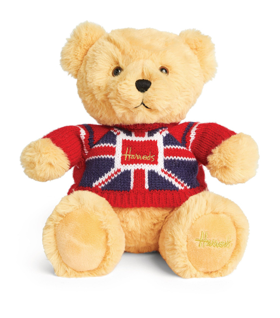 [ бесплатная доставка ] Harrods Harrods Union Jack свитер плюшевый мишка медведь Bear мягкая игрушка Union Jack Teddy Bear Рождество .. тип 