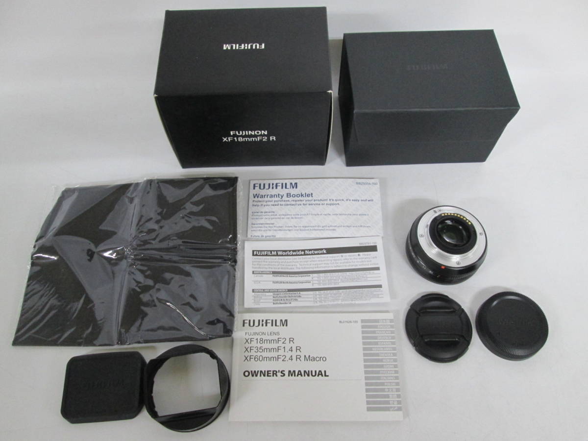 FUJIFILM FUJINON XF18mmF2 R 並行輸入品