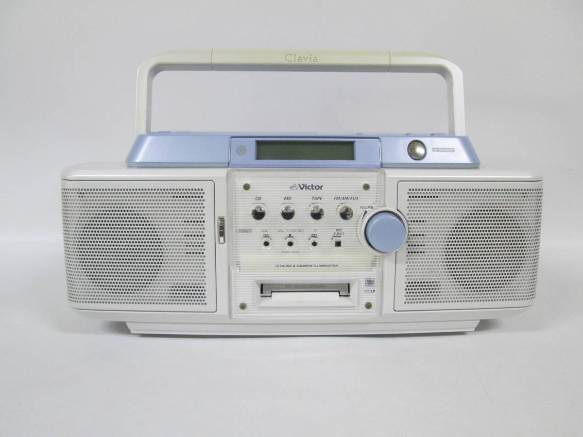 0628o F2551】 Victor RC-Z1MD ビクター CD MD ポータブルシステム