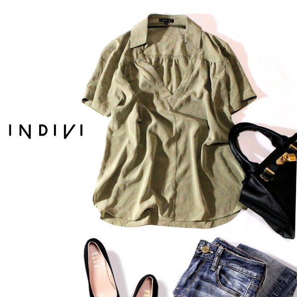 ** beautiful goods INDIVI Indivi **....... Tria sete-to cut and sewn 38 number M spring summer 23C06