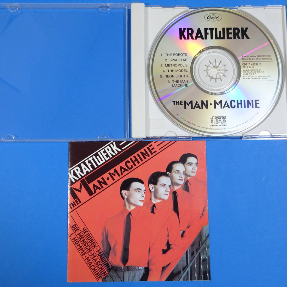 CD　クラフトワーク / 人間解体　KRAFTWERK / DIE MENSCH・MASCHINE　US盤　1987年　エレクトロポップ　テクノポップ_画像9