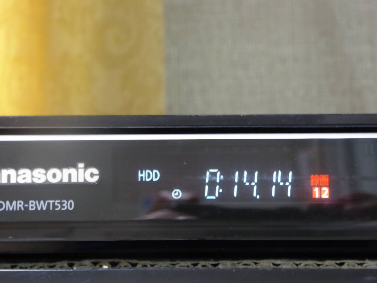 ☆【500GB⇒2TB HDD換装済】 Panasonic DIGA DMR-BWT530 動作品