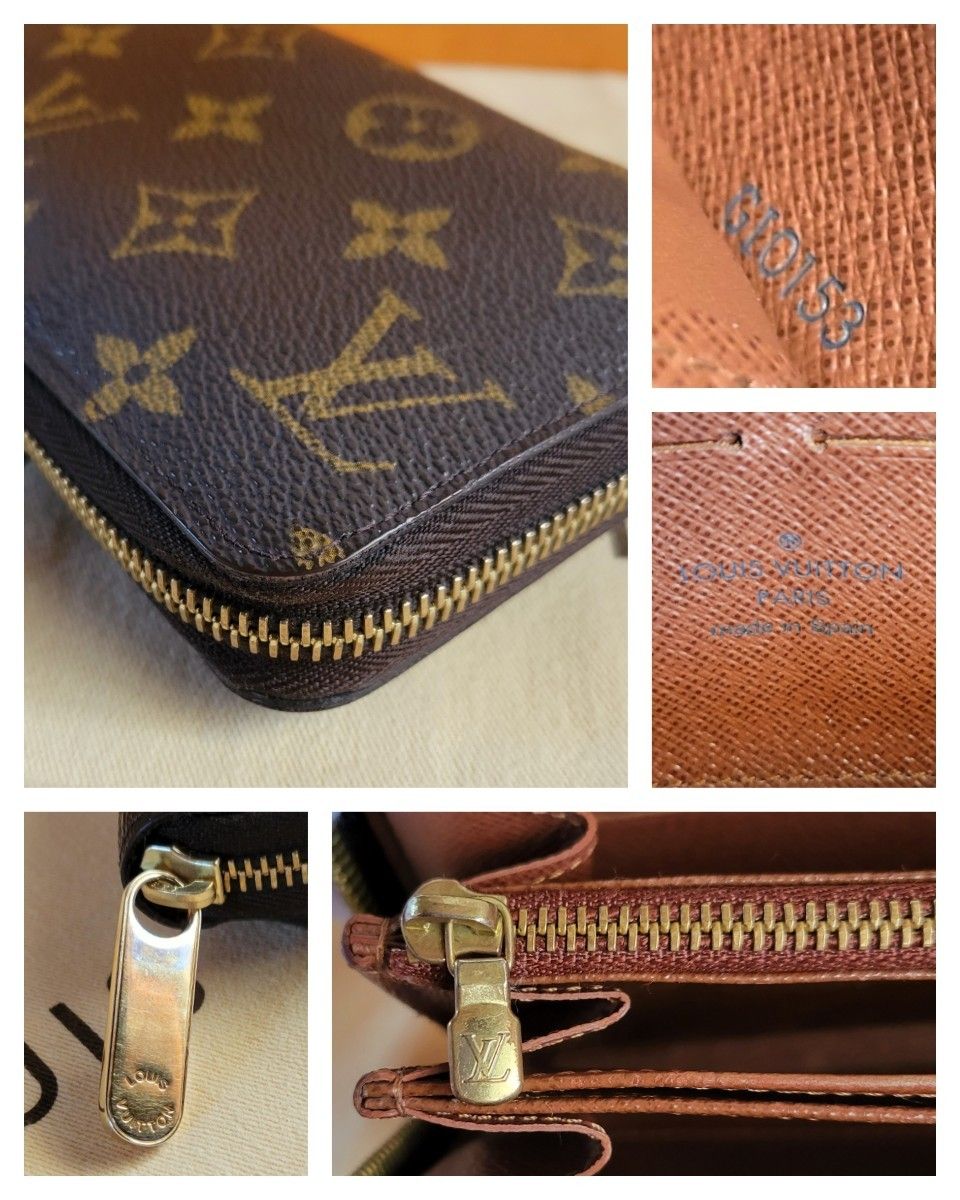 美品】ルイヴィトン モノグラム ジッピーウォレット 長財布 LOUIS