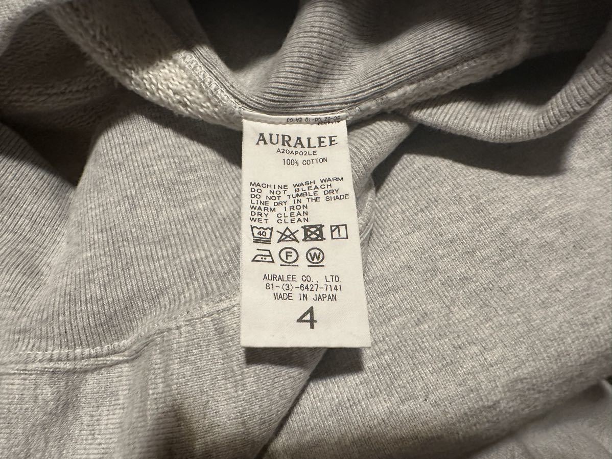 AURALEE LECHOPPE レショップ 別注 AURALEE SUPER MILLED SWEAT PARKA