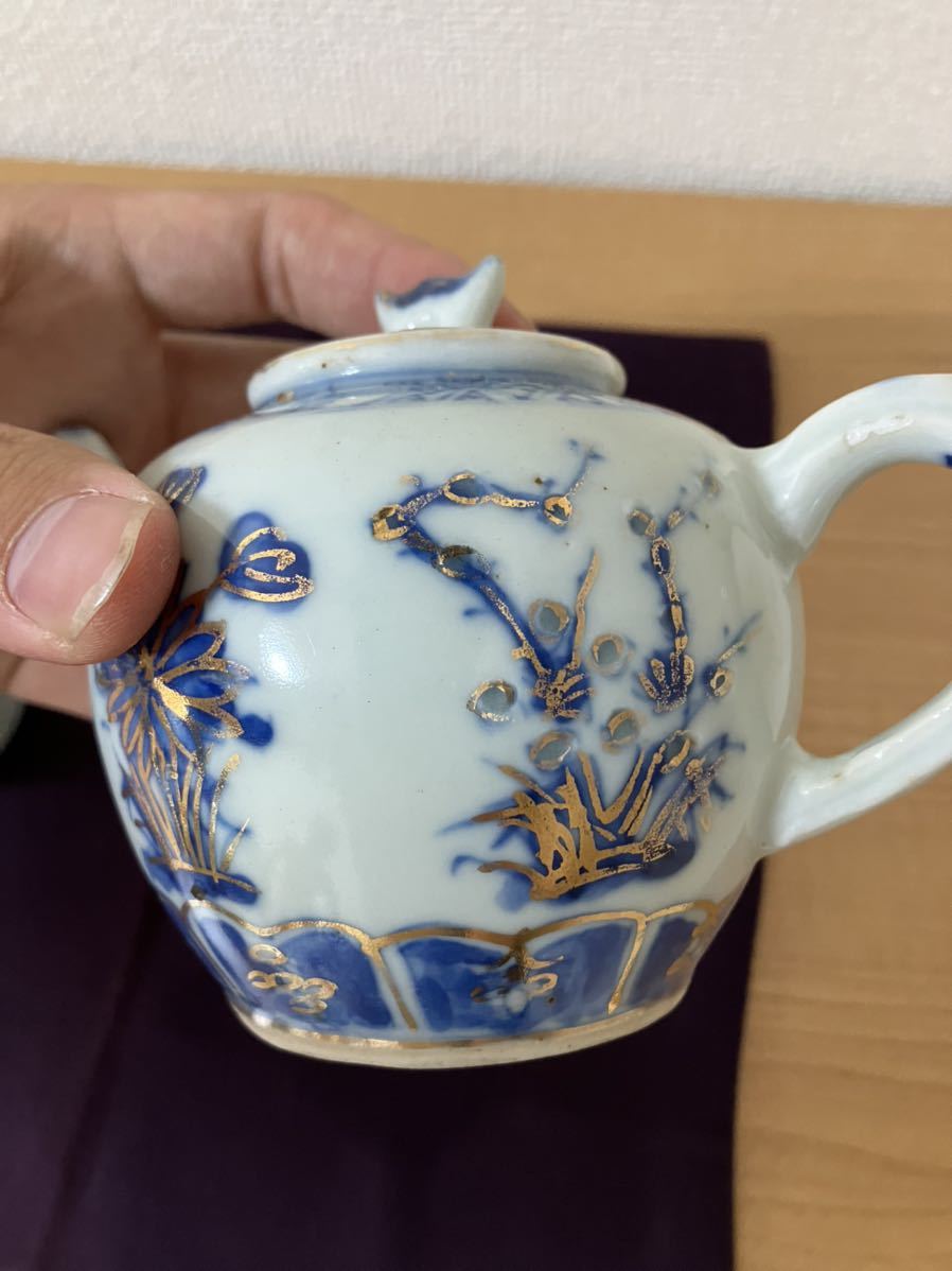 SALE/81%OFF】 中国 蛍 康熙年製 染付赤絵蛍蓋茶碗 清代 煎茶道具 唐