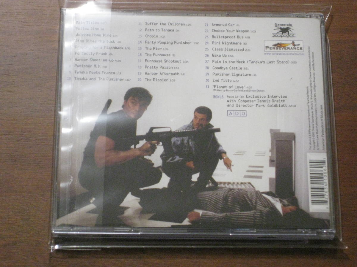 SOUNDTRACK サントラ/ THE PUNISHER 2005年発売 Tarantula R社 Hybrid SACD 輸入盤 _画像2