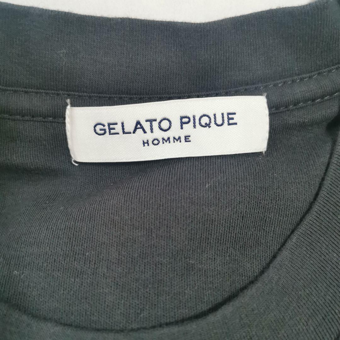 GELATO PIQUE HOMME 黒 綿100％ Tシャツ_画像3