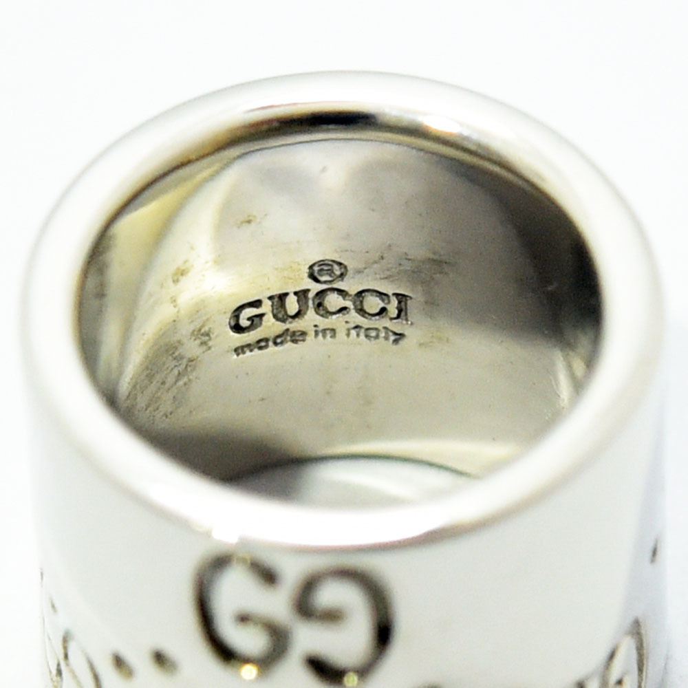 グッチ ペンダントトップ アイコン GUCCI K18WG 新品仕上げ