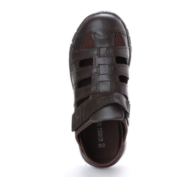  новый товар мужской черепаха сандалии 27.0cm Brown 2way пара mre предотвращение обувь для вождения спорт сандалии 18374 ②