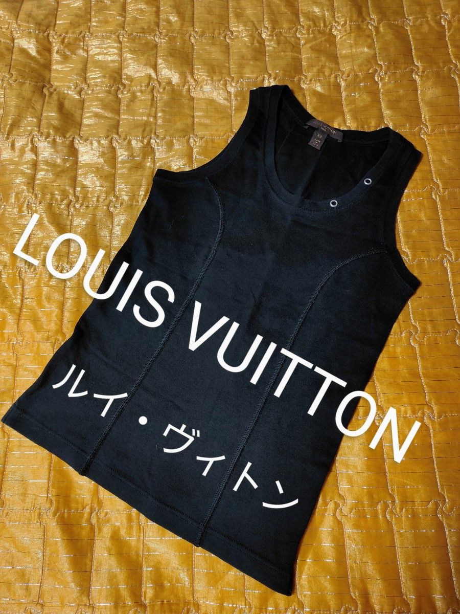 LOUIS VUITTON/ルイ・ヴィトン タンクトップ黒 美品 ストレッチ LOUIS VUITTON/ルイ・ヴィトン タンクトップ黒 美品 ストレッチ