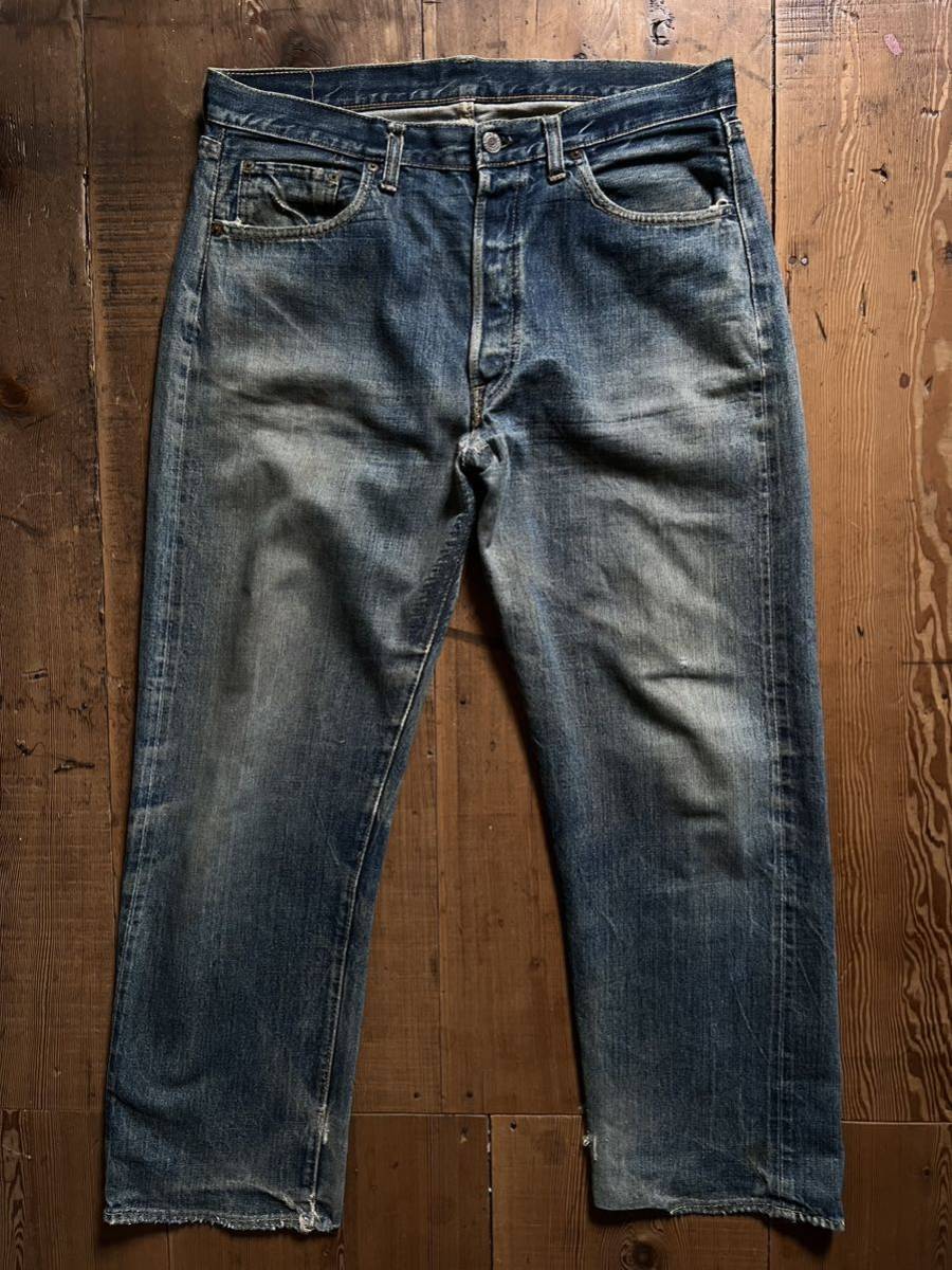 神サイズ60s LEVIS 501 BIGE （ビッグE）タイプ初期Vステウエスト