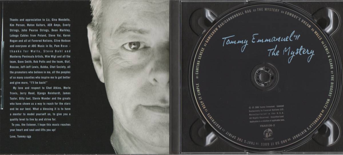 【CD】TOMMY EMMANUEL - THE MYSTERY_画像3