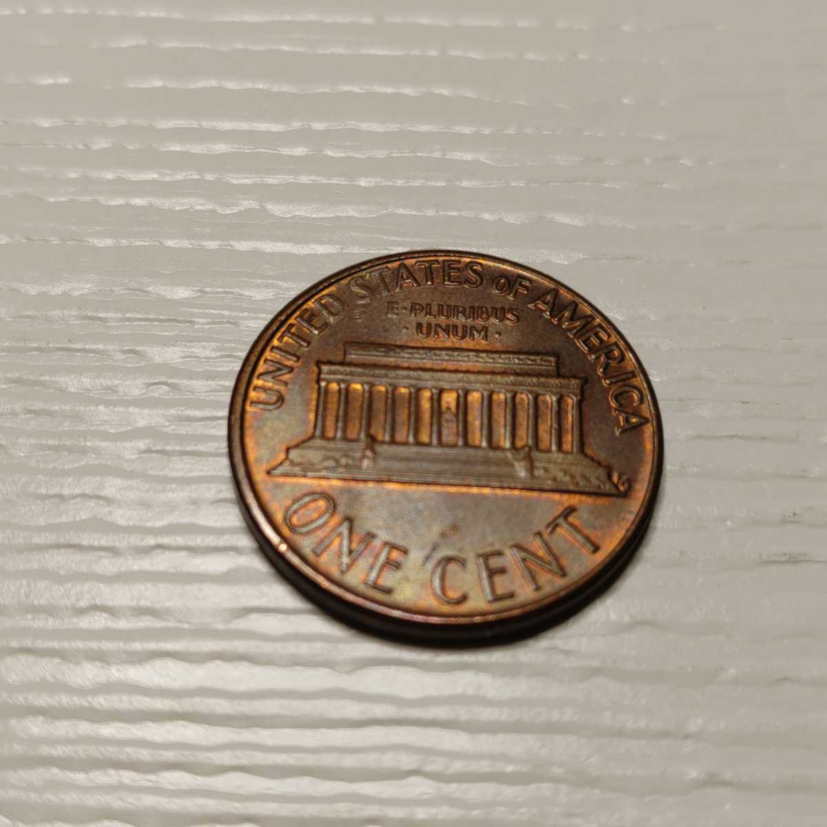 コレクション ヴィンテージコイン アメリカ貨幣 1セント硬貨 1975年 アンティーク リンカーン 銅貨 1ｃ_画像2