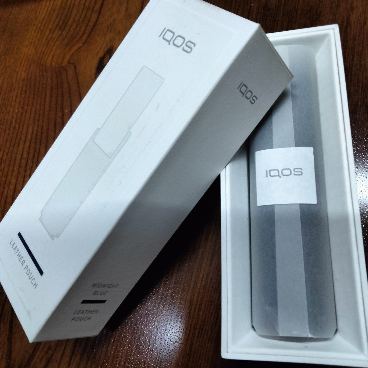 【未開封】レザーポーチ for IQOS 3 Multi（ミッドナイトブルー）