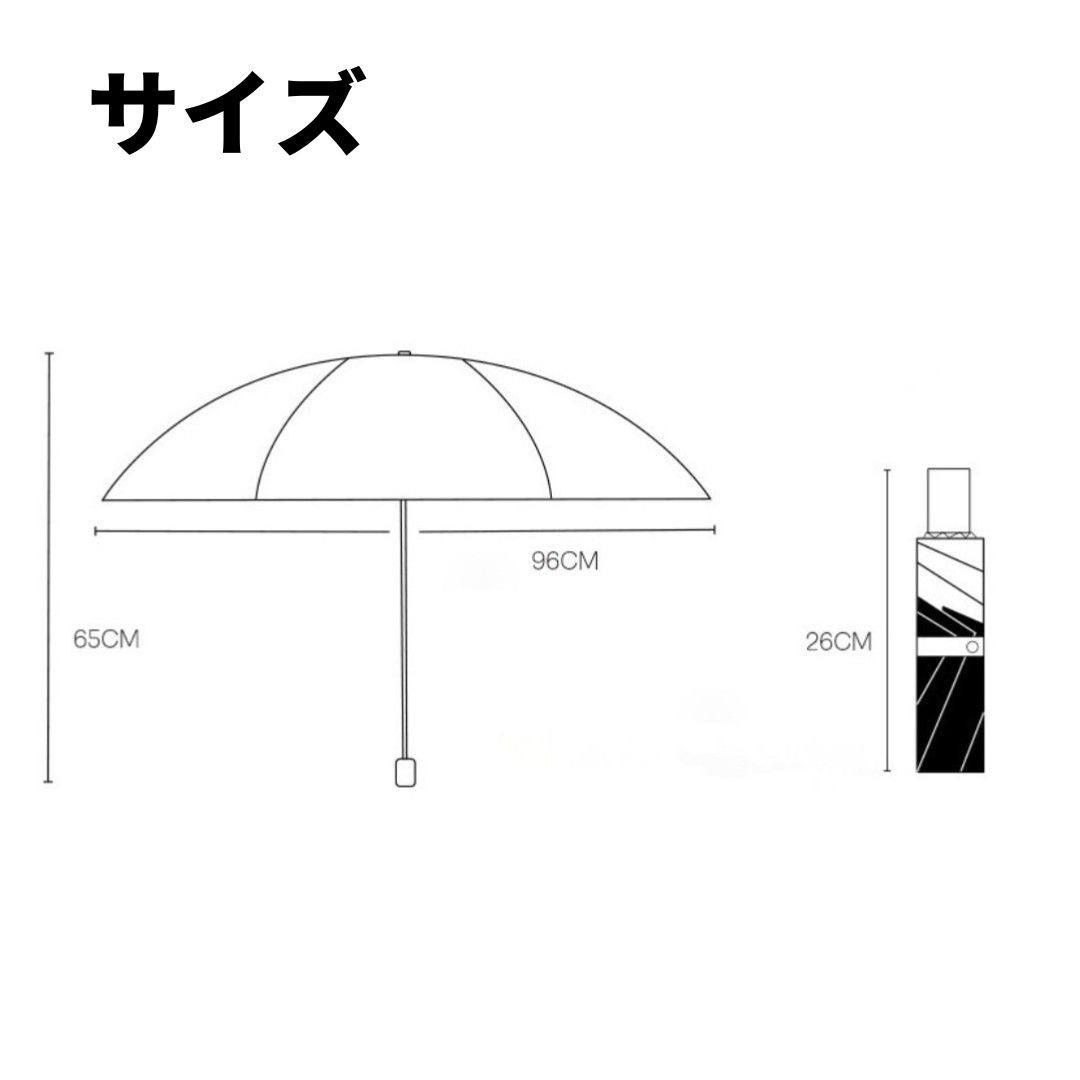 すみれ 折りたたみ傘 晴雨兼用 UVカット 完全遮光 紫外線 日傘 雨傘 白