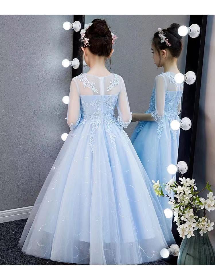 新品160㎝発表会 結婚式 キッズロングドレスピアノ発表会演奏会 新品160㎝発表会 結婚式 キッズロングドレスピアノ発表会演奏会
