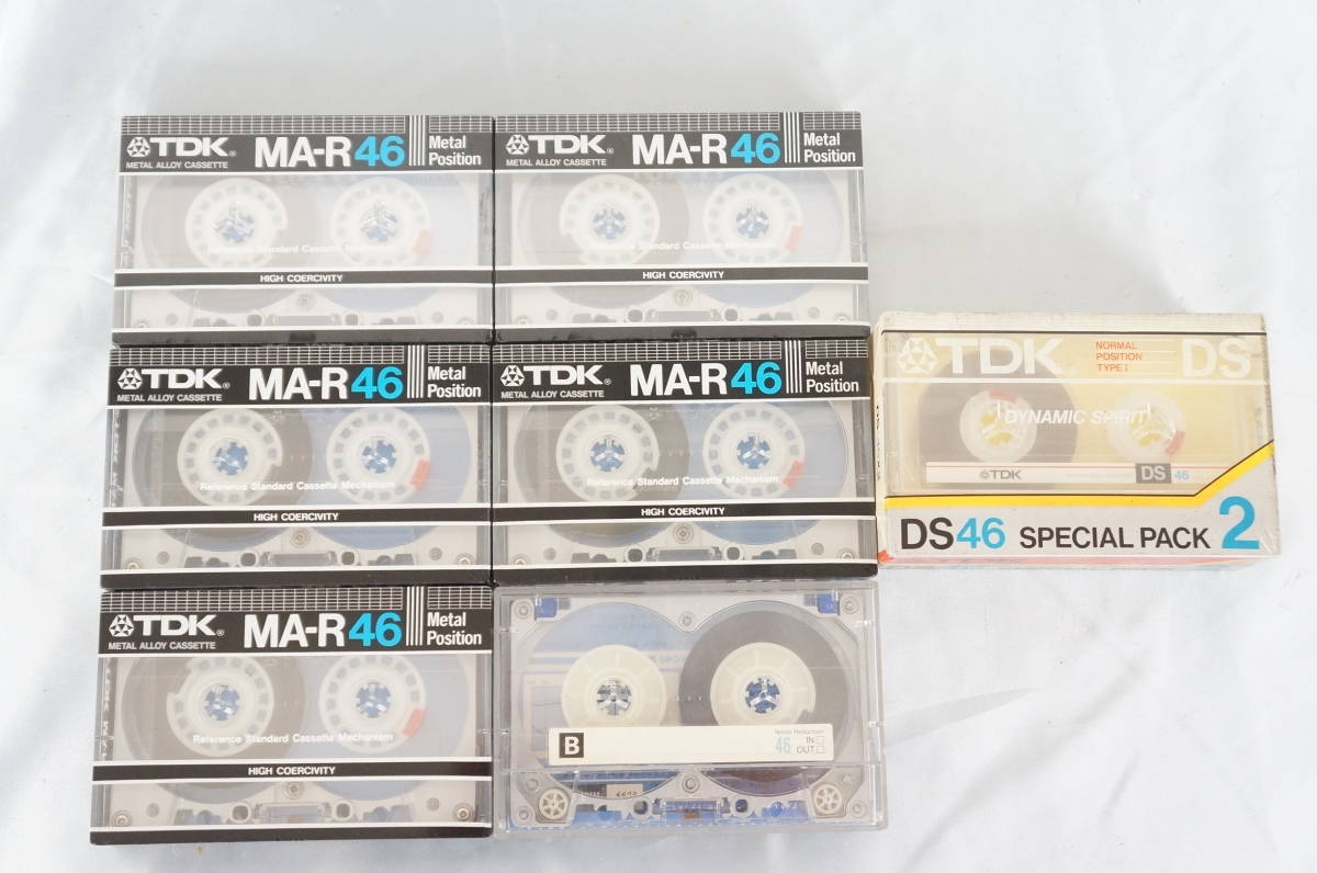 ① 未開封 TDK MA-R メタル DS46 ノーマル カセットテープ 1点含む 計8