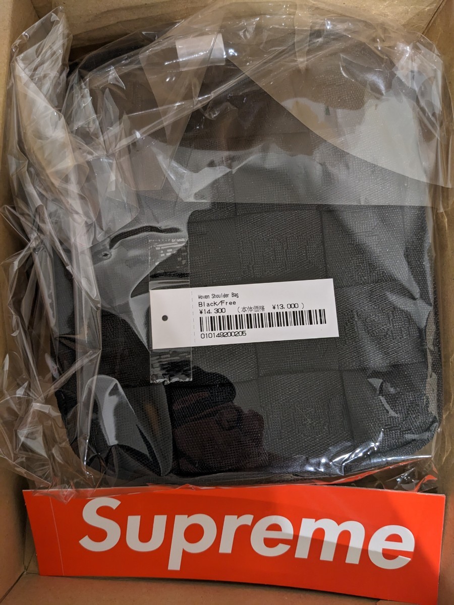 アウトレット 【新品未使用】Supreme Woven Shoulder Bag Black