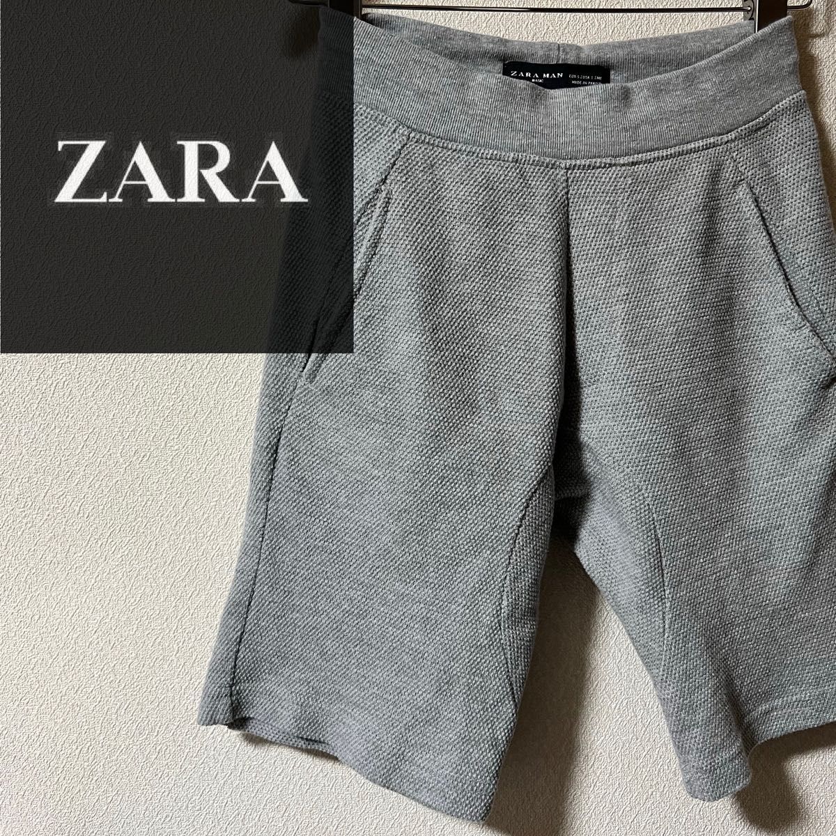 zara スウェット　ショートパンツ