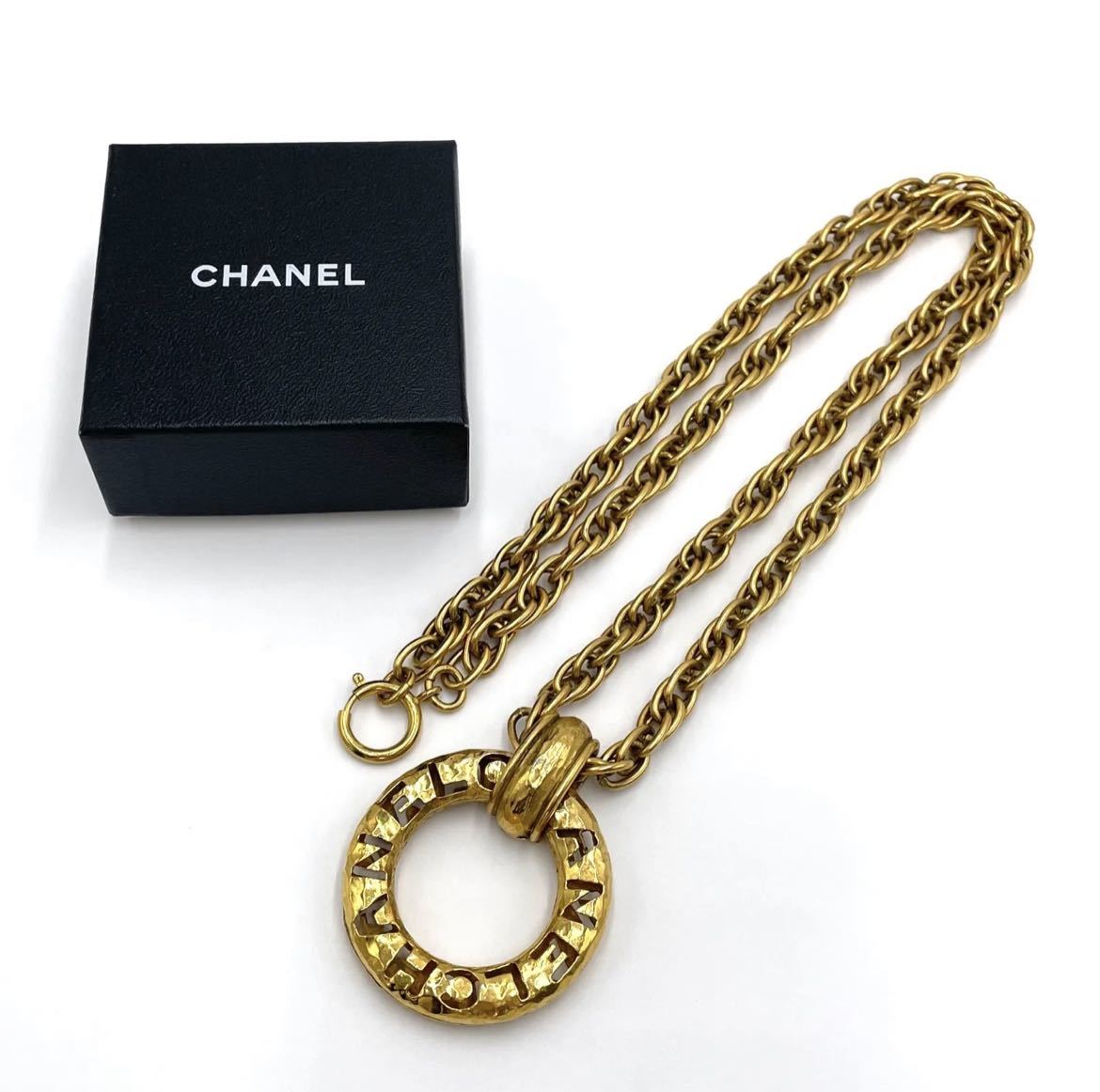 CHANEL シャネル 3765 ヴィンテージ ビッグサークル カットロゴ
