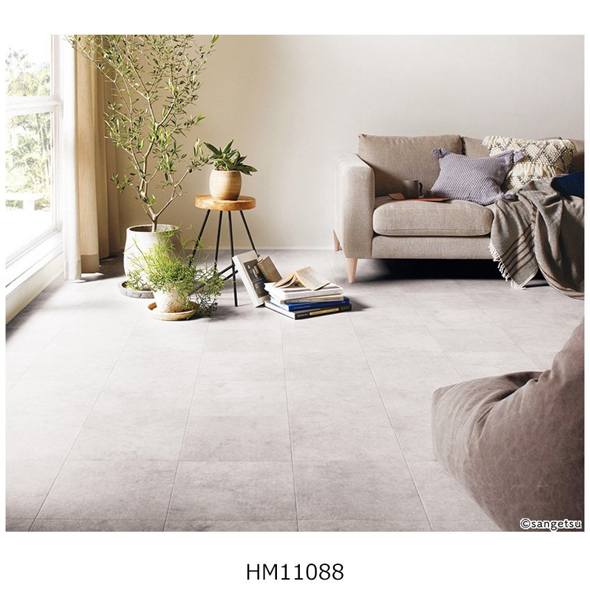 [ sun getsu] home use cushion floor HM11088-9be ton tile 1.8. thickness /182. width [ housing for Stone CF H floor (H FLOOR)][5]