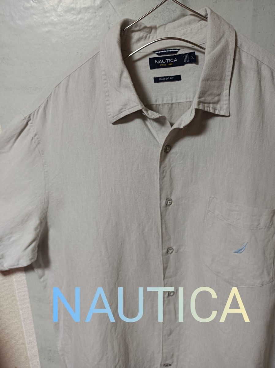 NAUTICA 半袖シャツ　XLサイズ