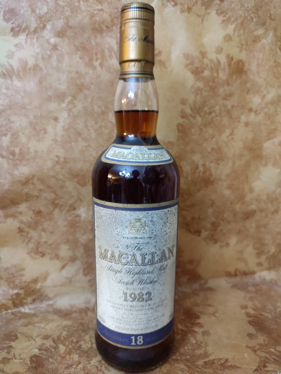 古酒 希少 MACALLAN マッカラン18年 1981 1982 2本まとめて