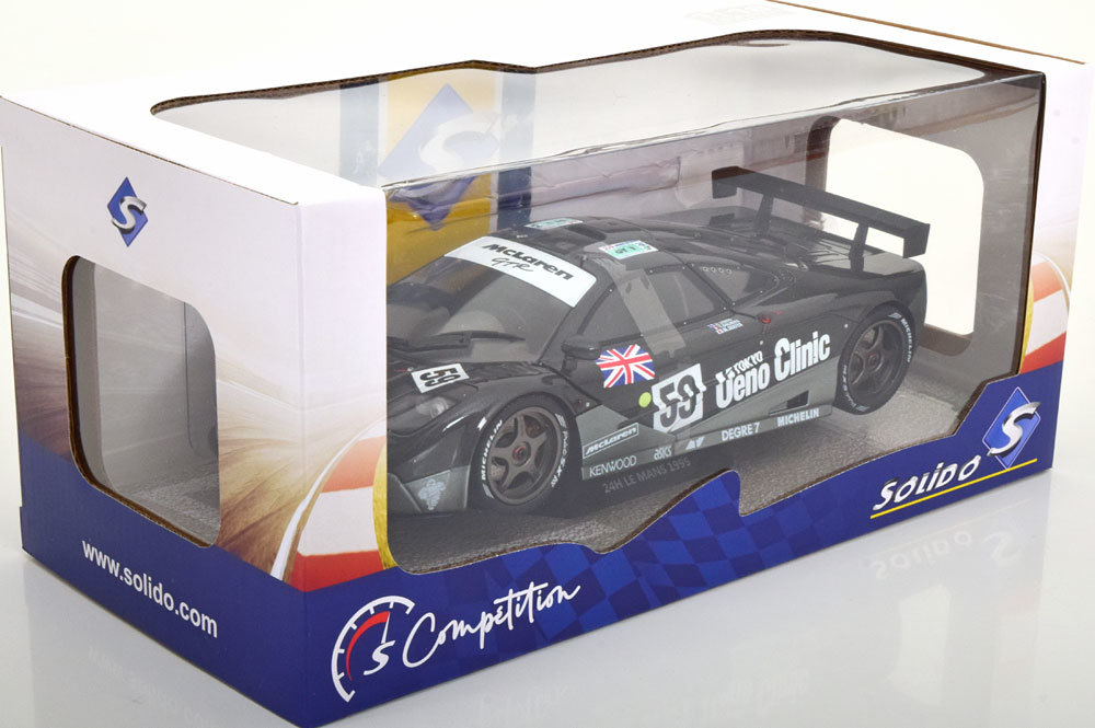 solido 1/18 McLaren F1 GTR Winner 24h Le Mans 1995 Lehto/Dalmas/Sekiya McLAREN 