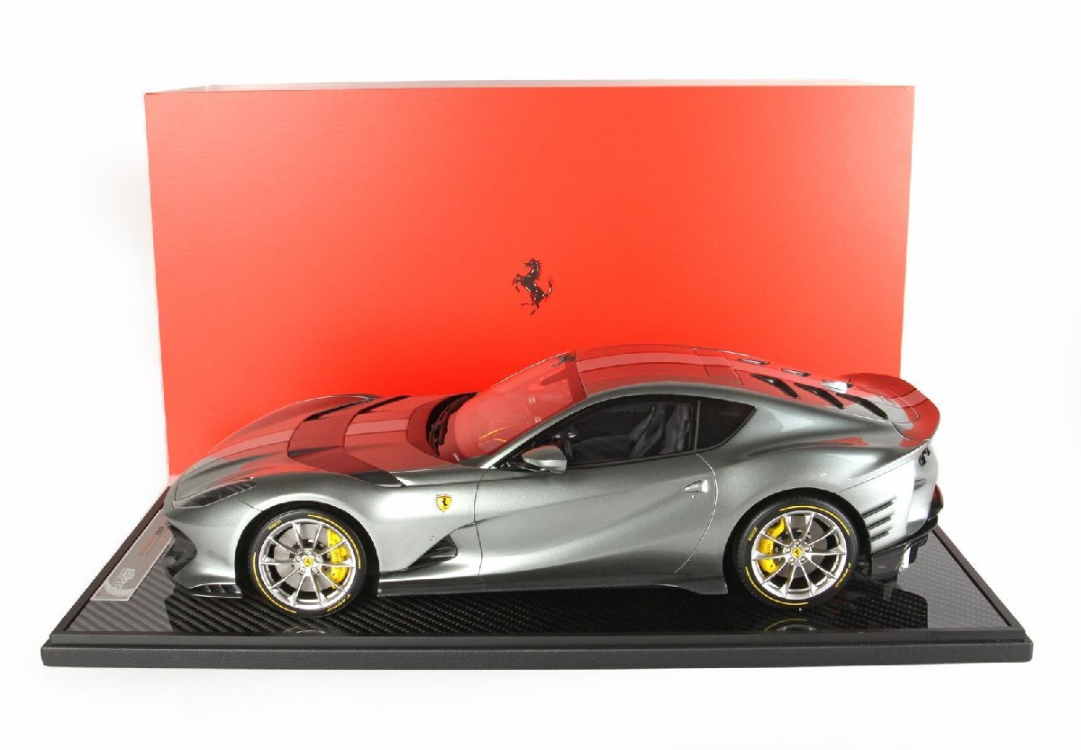 < reservation goods > BBR 1/12 Ferrari 812 Competizione Grigio coburn case attaching Ferrari BBR1218A1