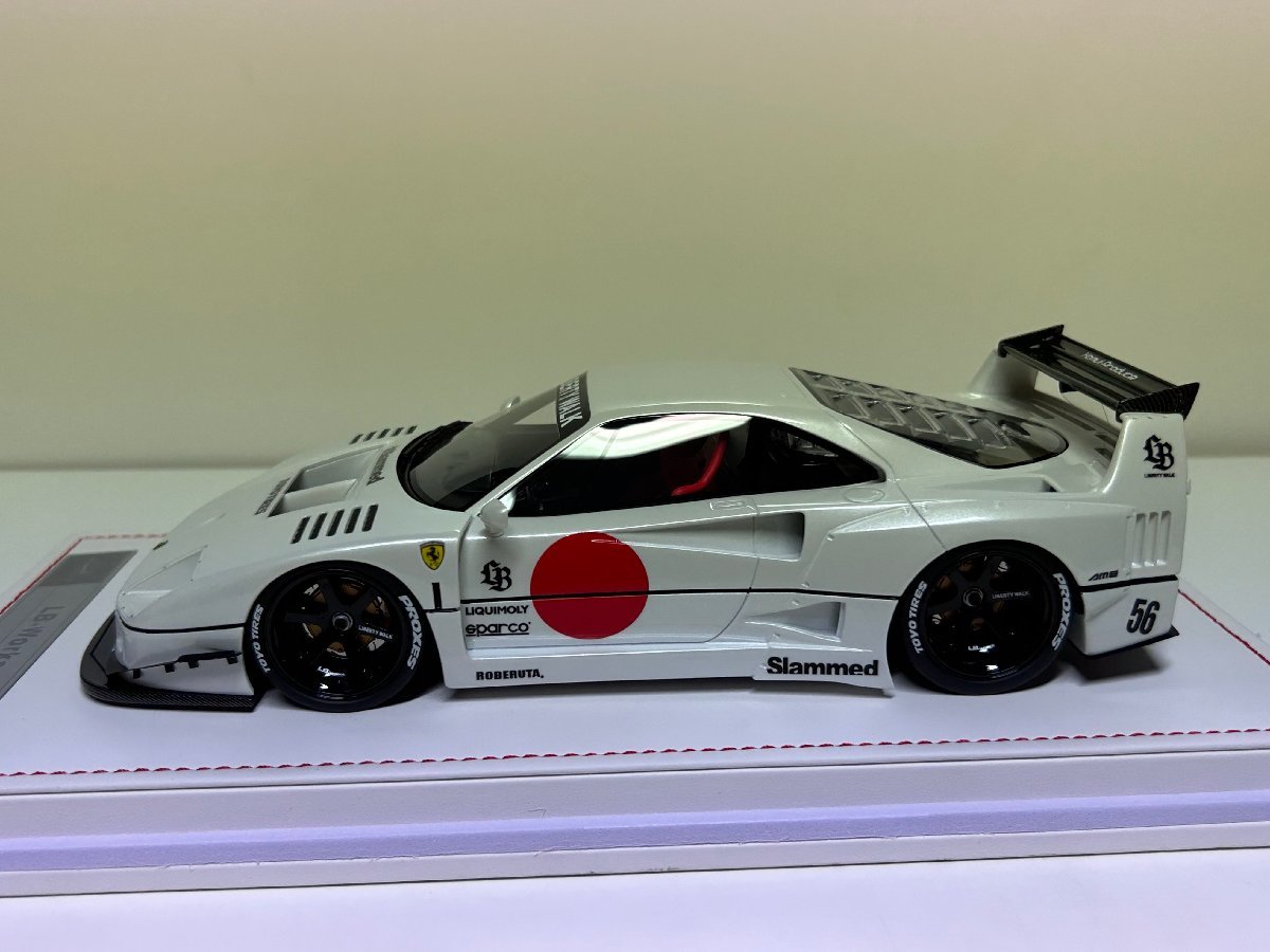 希少品 IVY 1/18 LBWK Ferrari F40 パールホワイト フェラーリ
