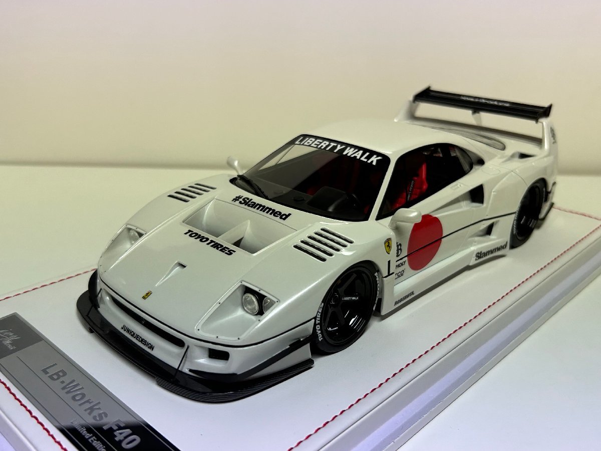 希少品 IVY 1/18 LBWK Ferrari F40 パールホワイト フェラーリ 希少品 IVY 1/18 LBWK Ferrari F40 パールホワイト フェラーリ