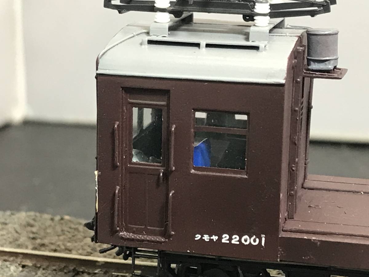 ヤフオク! - ひかり模型 事業用制御電動車 クモヤ22 コンテナ２つ付属...