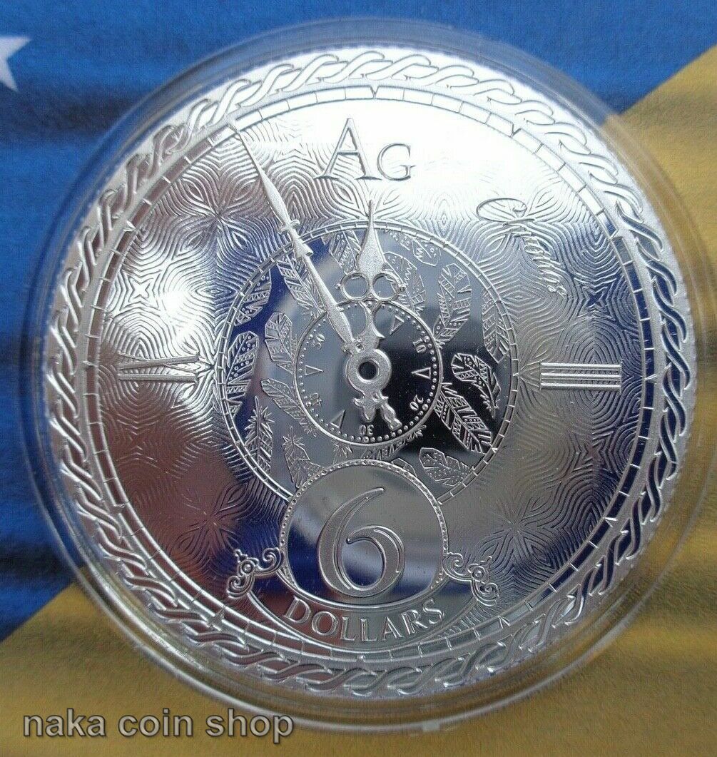 最新銀貨　超綺麗銀貨　2020 1 OZ TOKELAU CHRONOS .999 SILVER COIN BU　発行数わずか10000！