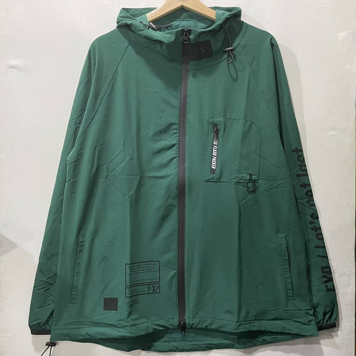 超大特価 GREEN (M) パーカー ピステ ZIP 止水 XNP-STL (フラッシュ