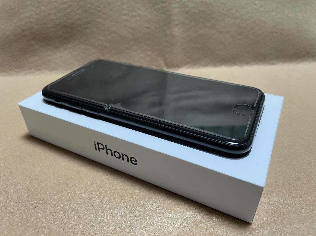 バッテリー良好98%☆SIMフリー☆Docomo iPhoneSE2 128GB Black☆残債