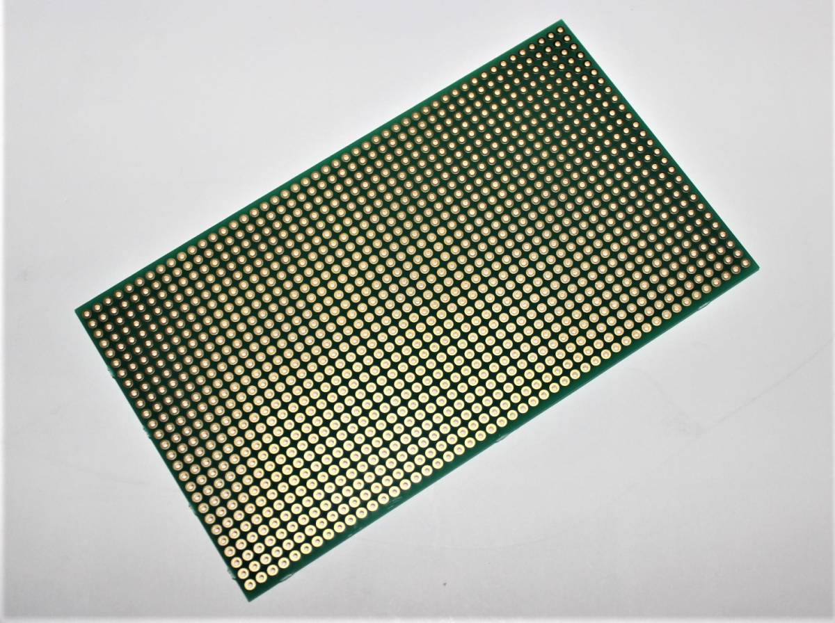 ユニバーサル基板(５枚set)両面強固TH PAD-PCB 70×123mm×1.6t FR-4/2.54ピッチ [K5-34]_人気商品 NO.１