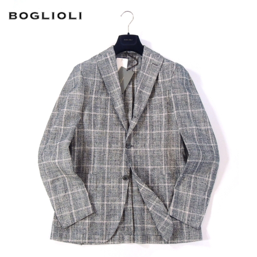 定価17 3万・新品・46】 BOGLIOLI（ボリオリ）K JACKET リネンシルク